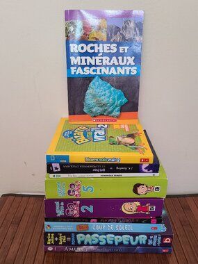 Ten French Kid's Paperback Books